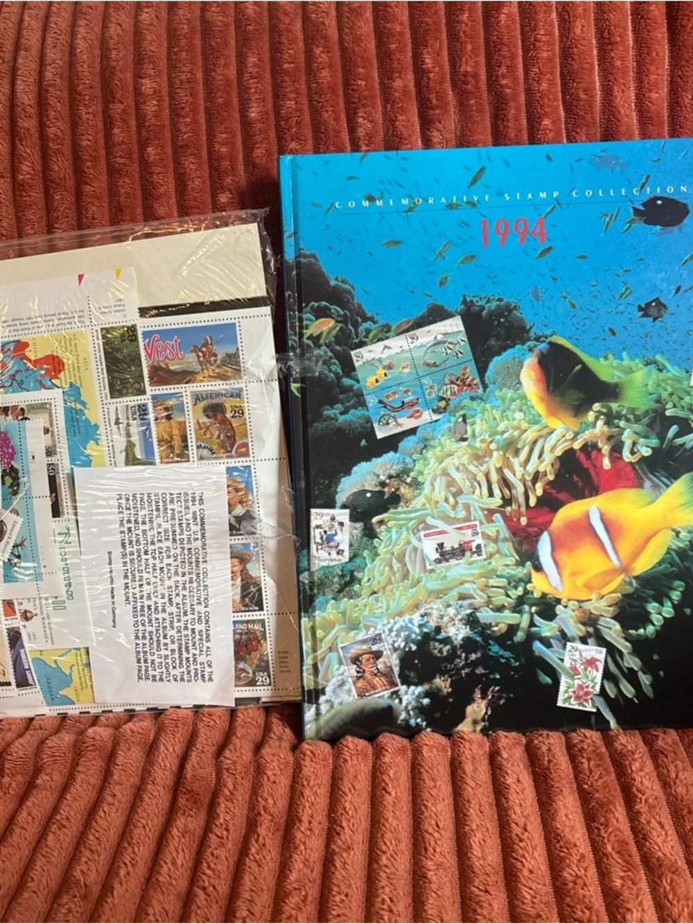 1994 Fish Stamp Collection Book - Multicolor